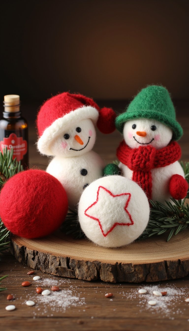 14. Felted Wool Dryer Balls