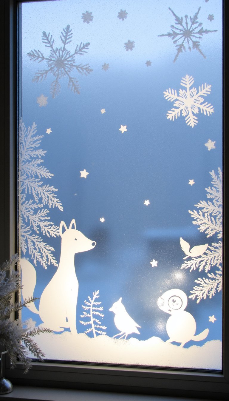 2. Whimsical Winter Woodland Creatures
