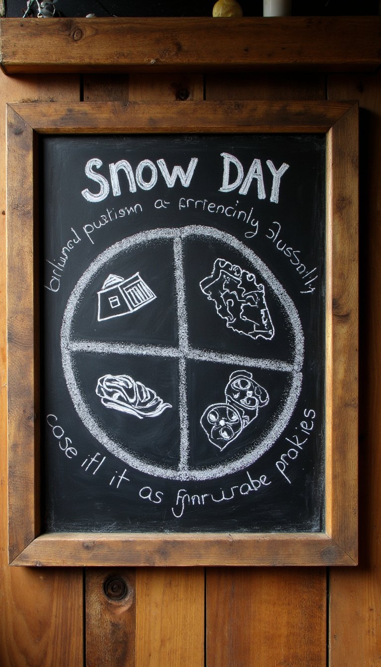 14. A "Snow Day" Activity Wheel