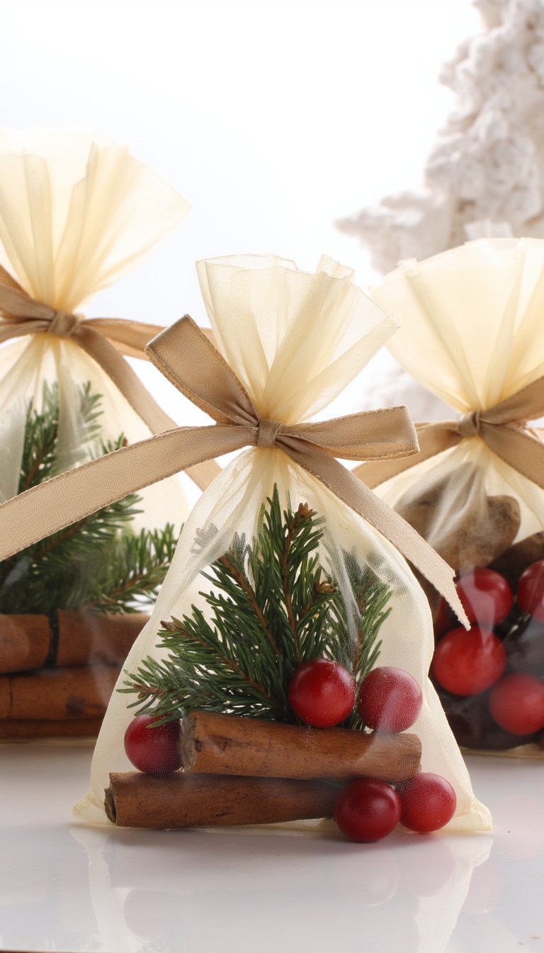26. Holiday Herb Window Bags