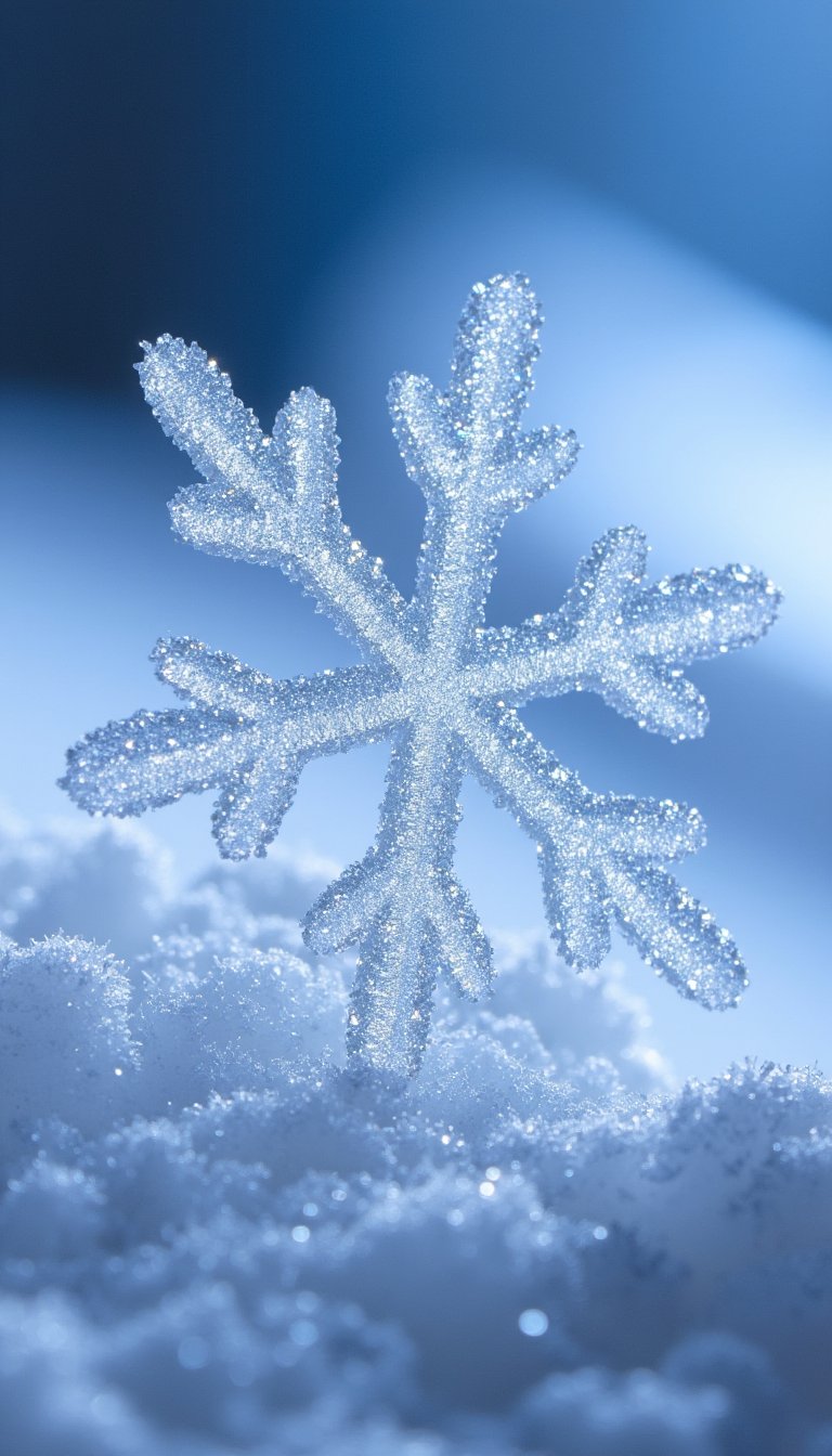 18. Borax Crystal Snowflakes
