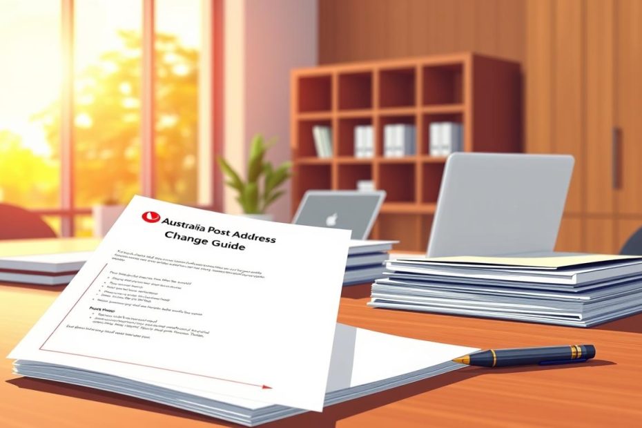 how to change australia post delivery address