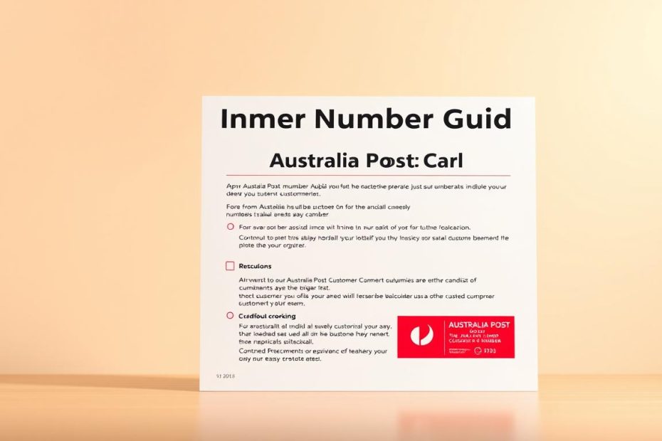 how to find auspost customer number