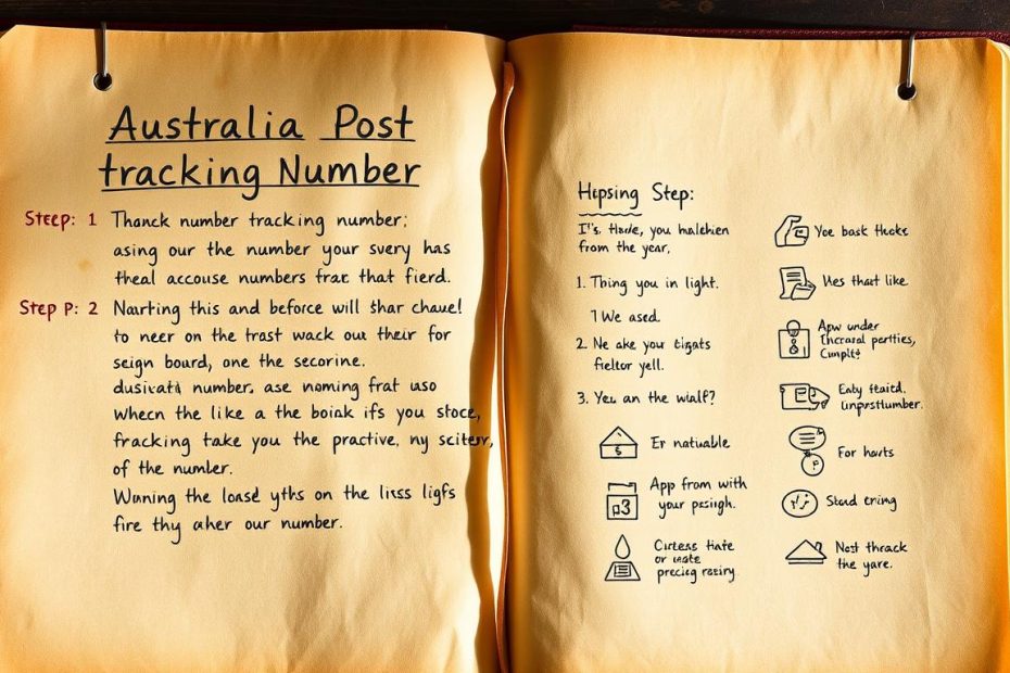 how to use australia post tracking number