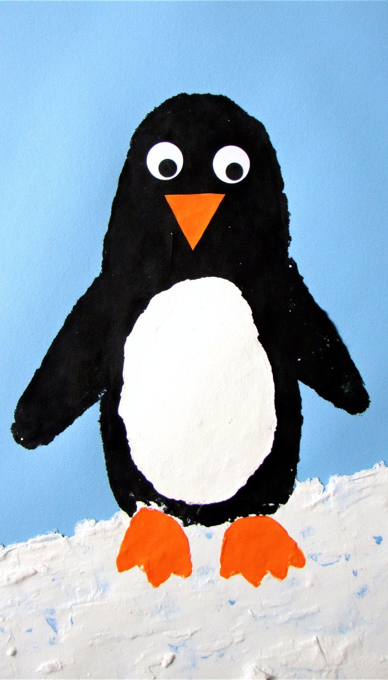 4. A Majestic Handprint Penguin