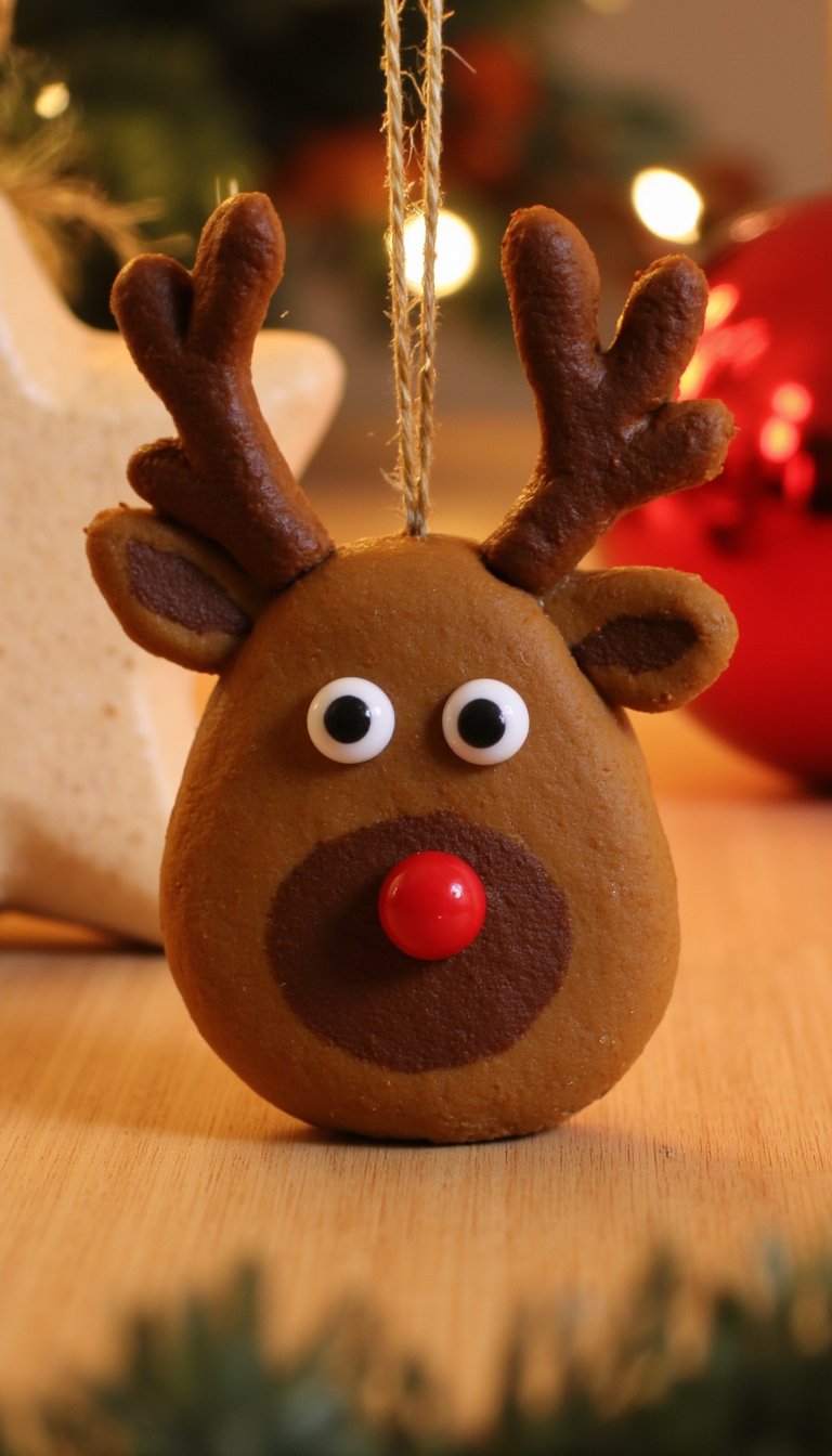 7. Thumbprint Reindeer