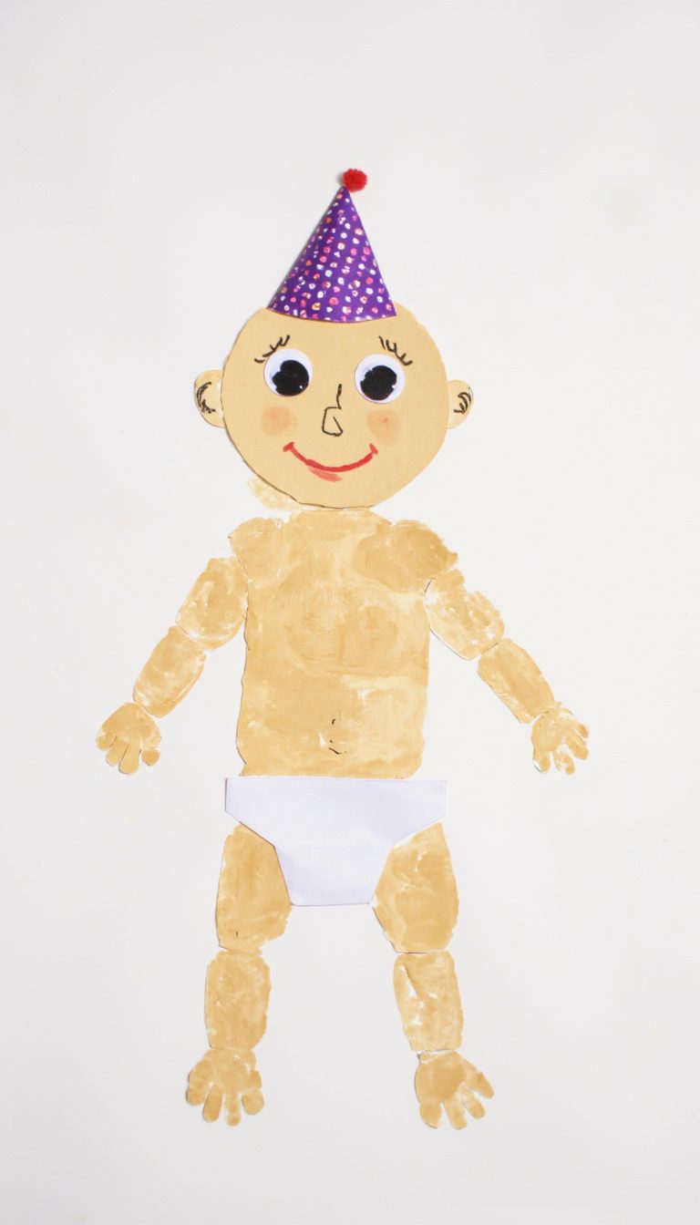 15. New Year's Baby Handprint