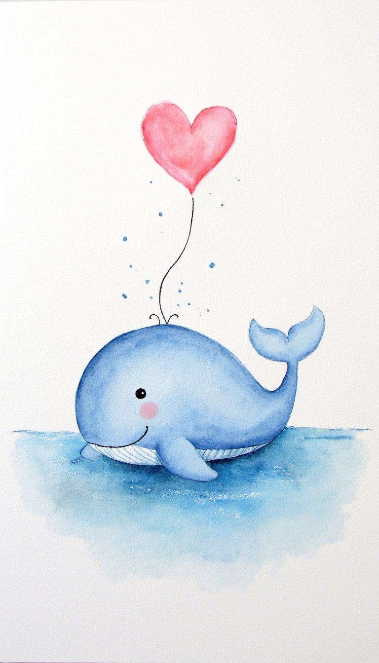 5. The Punny "I Whale Always Love You"