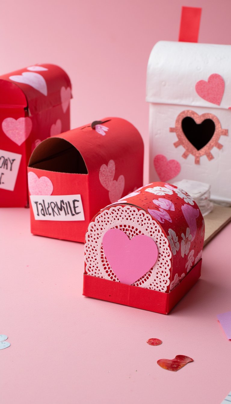 2. DIY Valentine's Day Mailboxes
