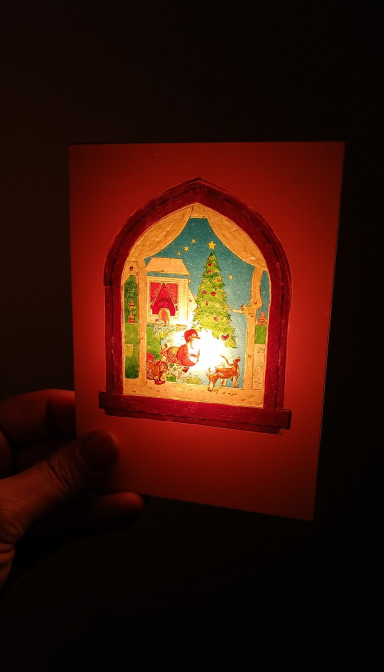 14. The "Peek-A-Boo" Window Card