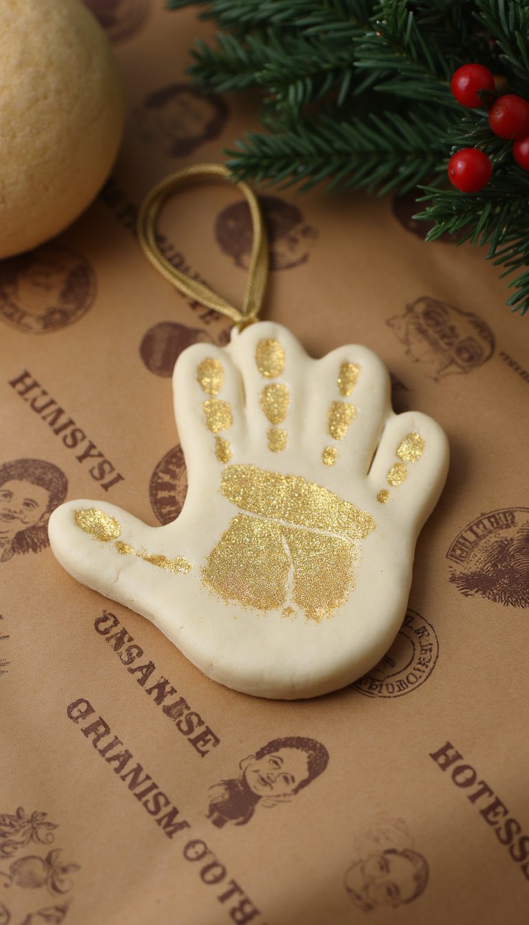 13. Potato Stamp Wrapping Paper