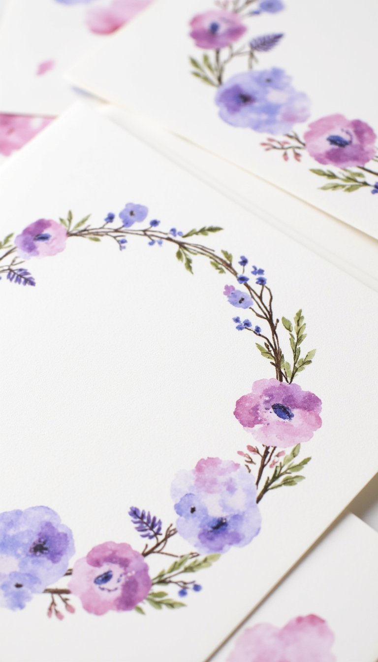 4. The Delicate Floral Wreath