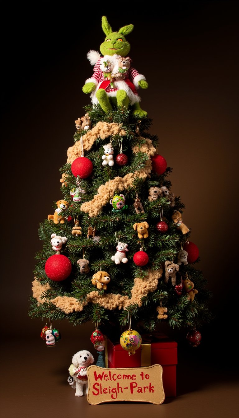 7. The Max-Themed Dog Bone Tree