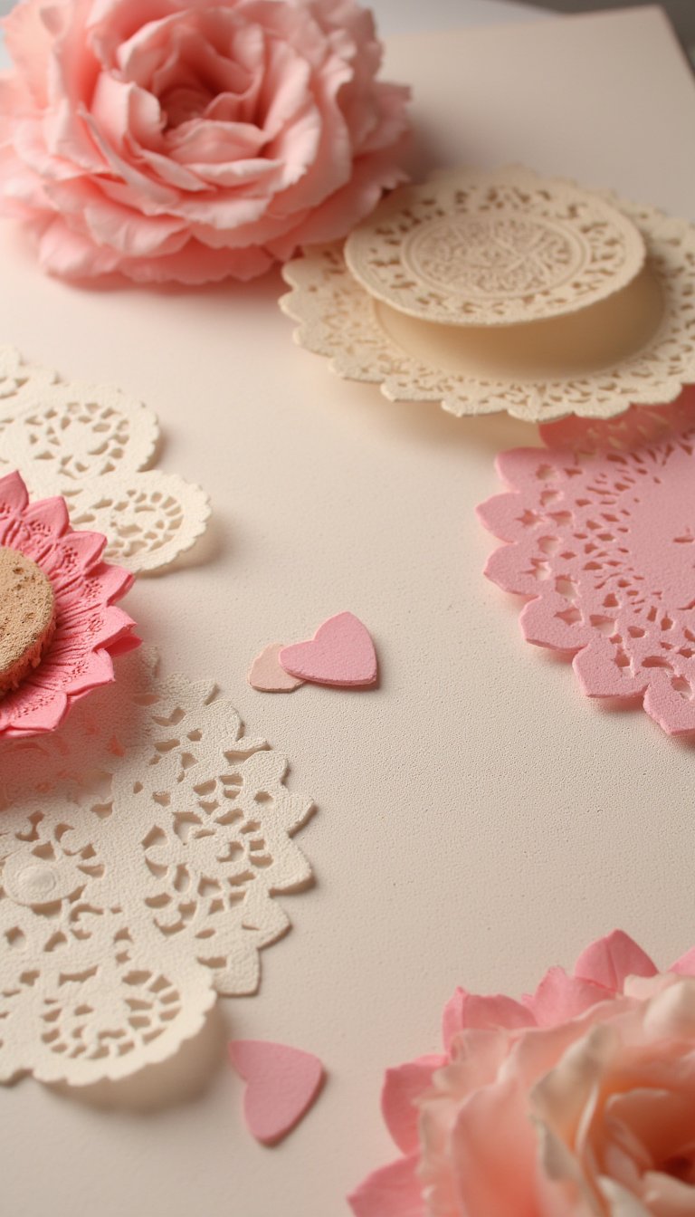 8. Scalloped Edge Paper Dolly Accents