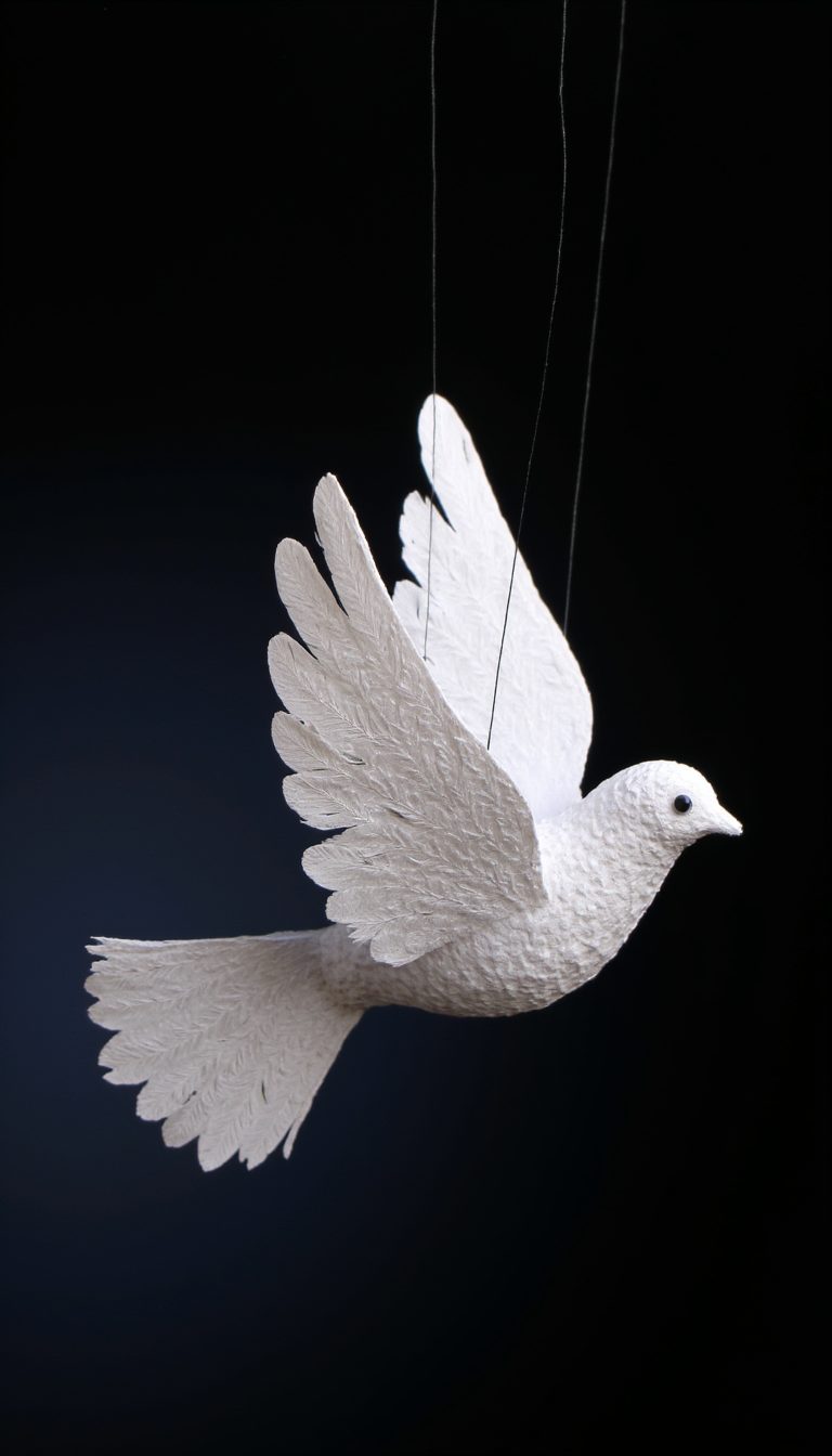 14. "Peace on Earth" Dove Ornament