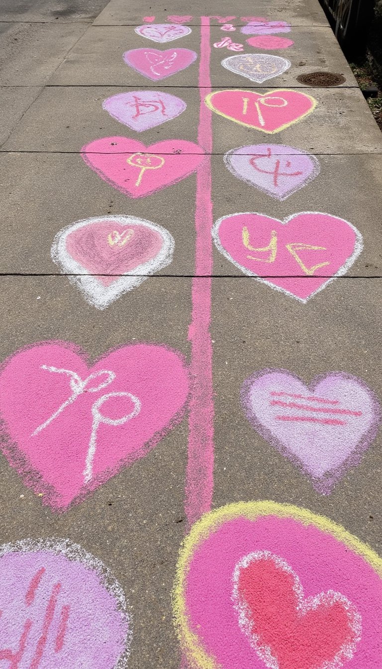 19. Heart Hopscotch