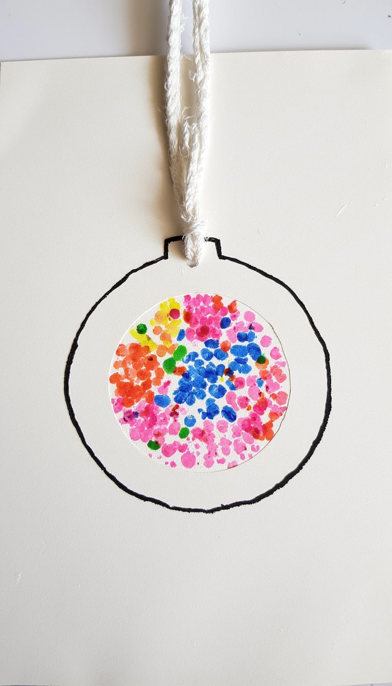 16. Thumbprint Ornament Ball