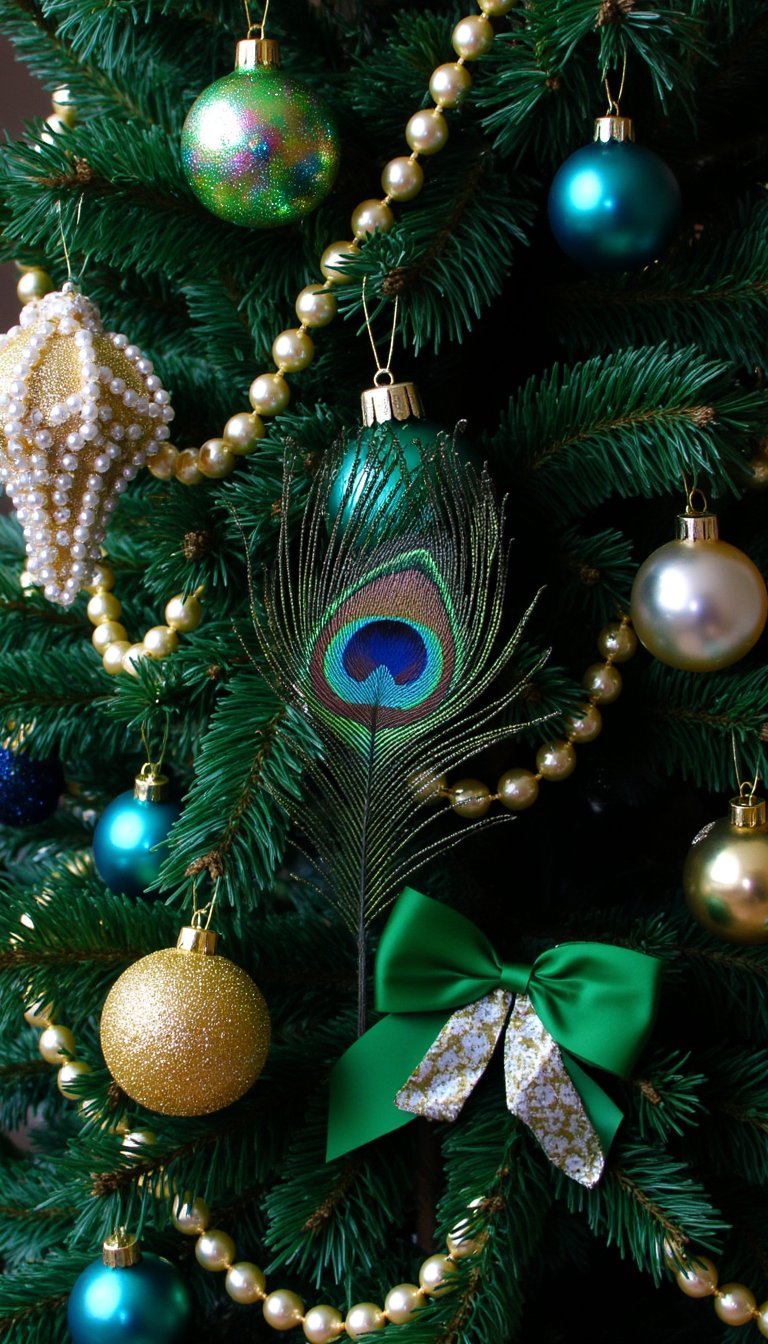 16. The Peacock Feather & Glam Tree