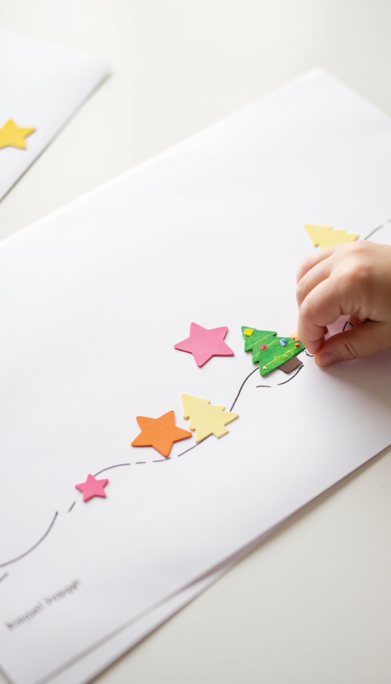 14. Festive Sticker Lines