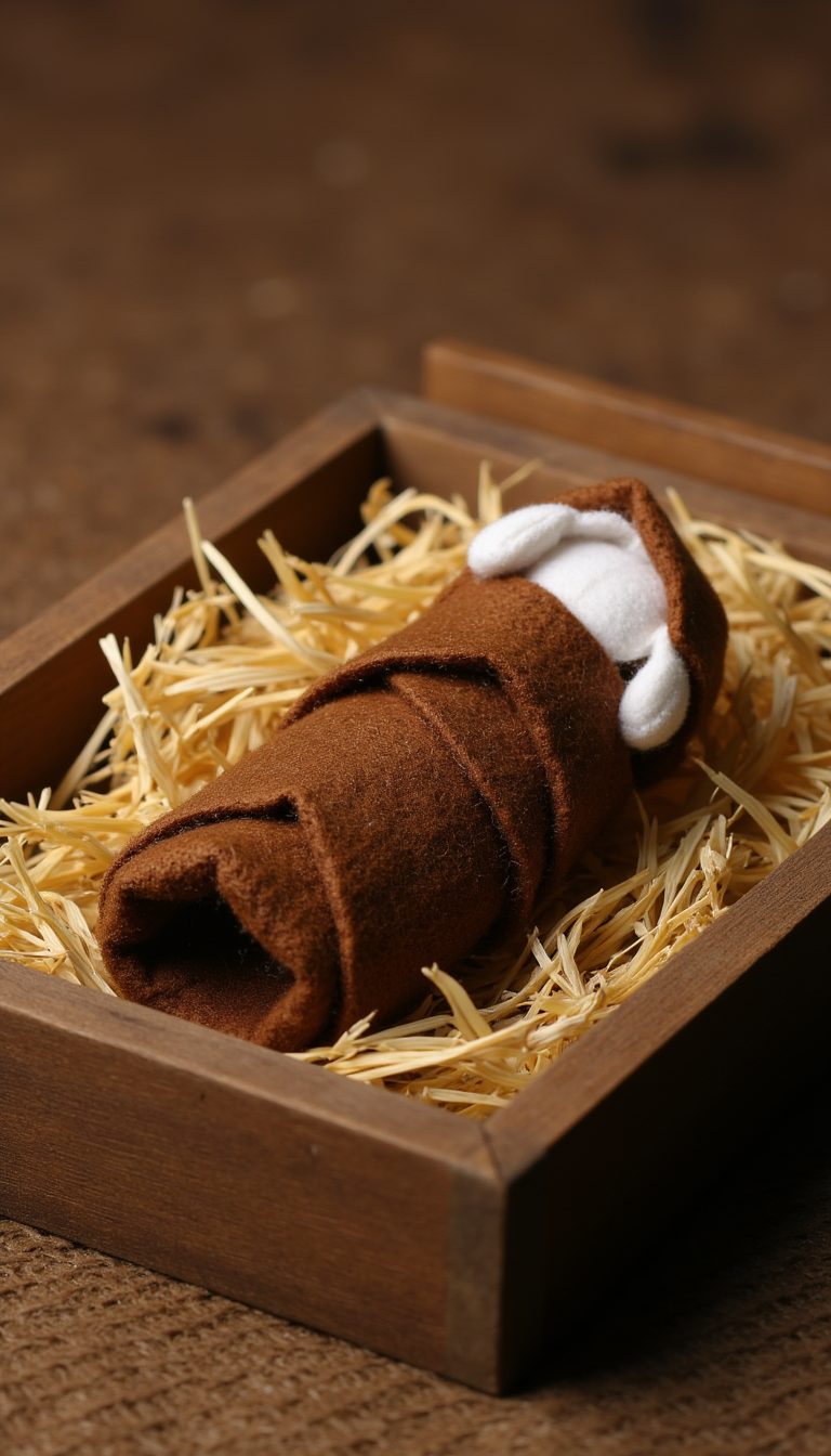 9. Baby Jesus in a "Swaddling Clothes" Roll