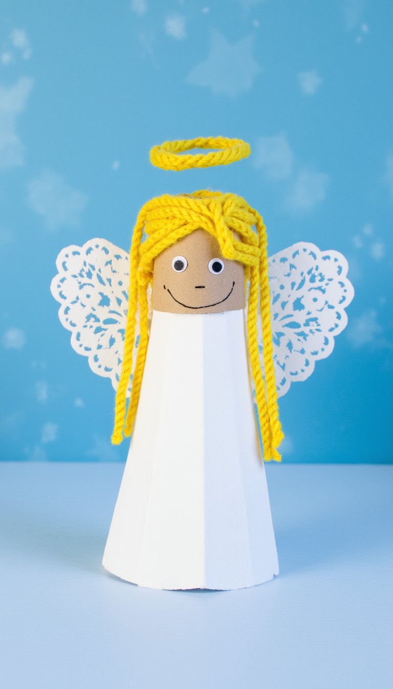 4. Angel Gabriel Toilet Paper Roll Angel
