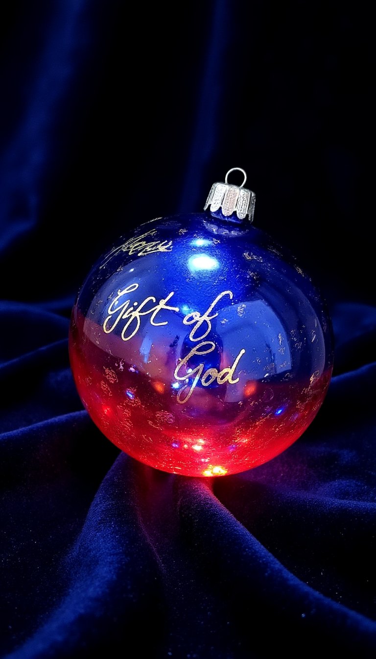 9. A Hand-Blown Glass "Gift of God" Globe