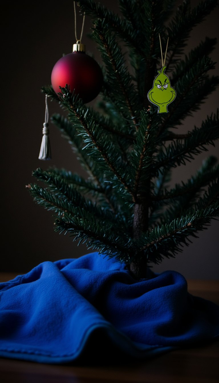 19. The Charlie Brown & Grinch Mashup Tree
