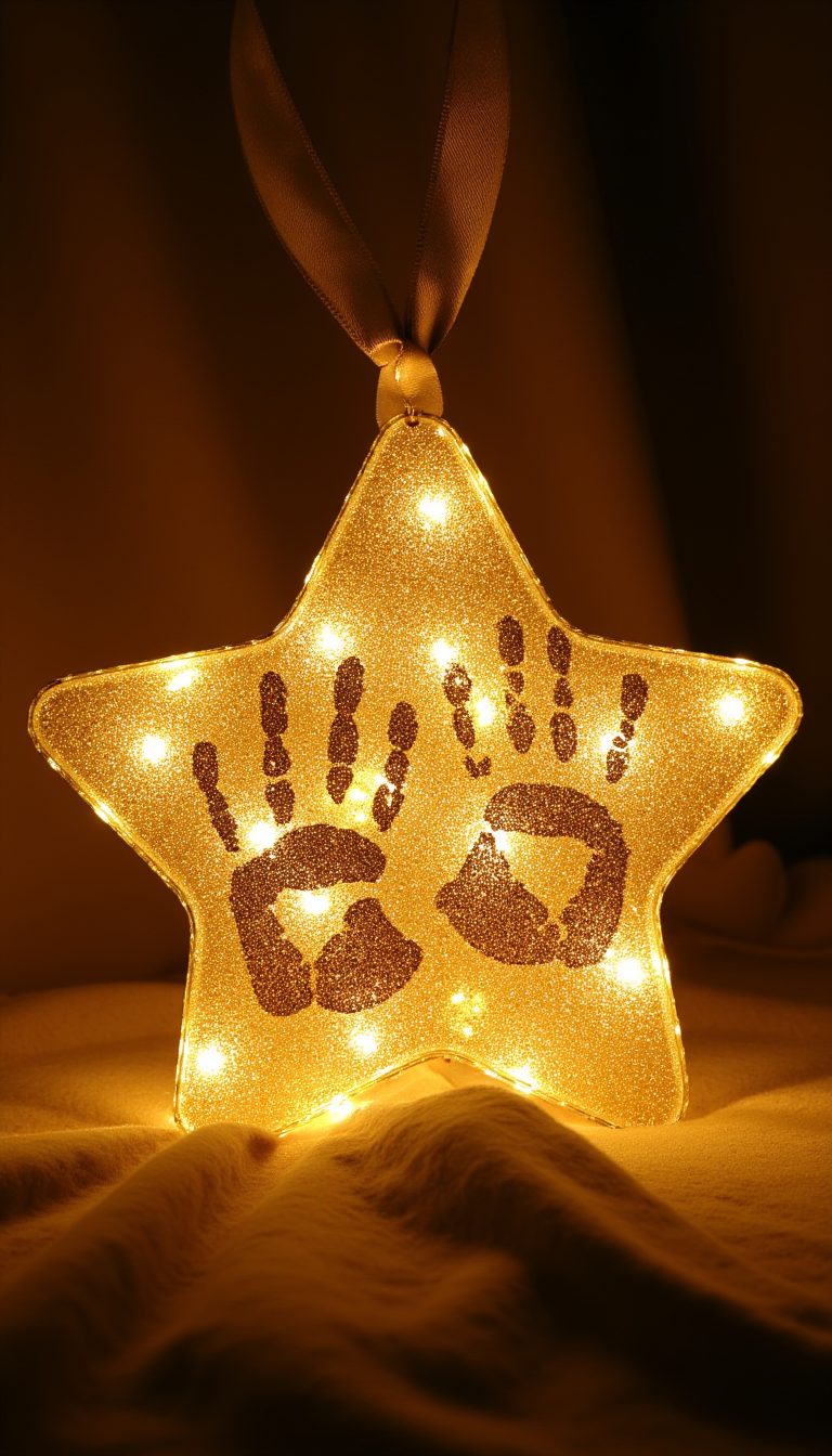 18. A Glittering Star Tree Topper