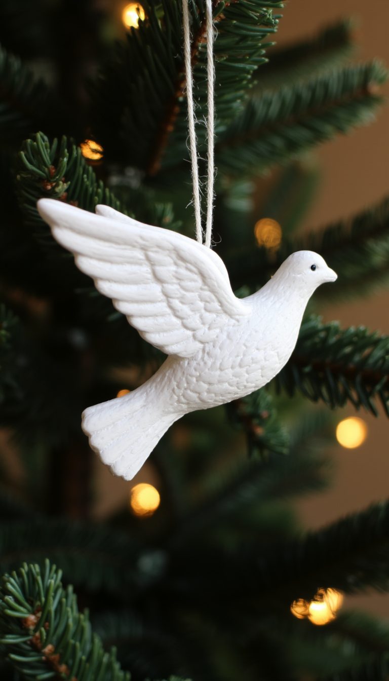 14. A "Peace" Dove Ornament