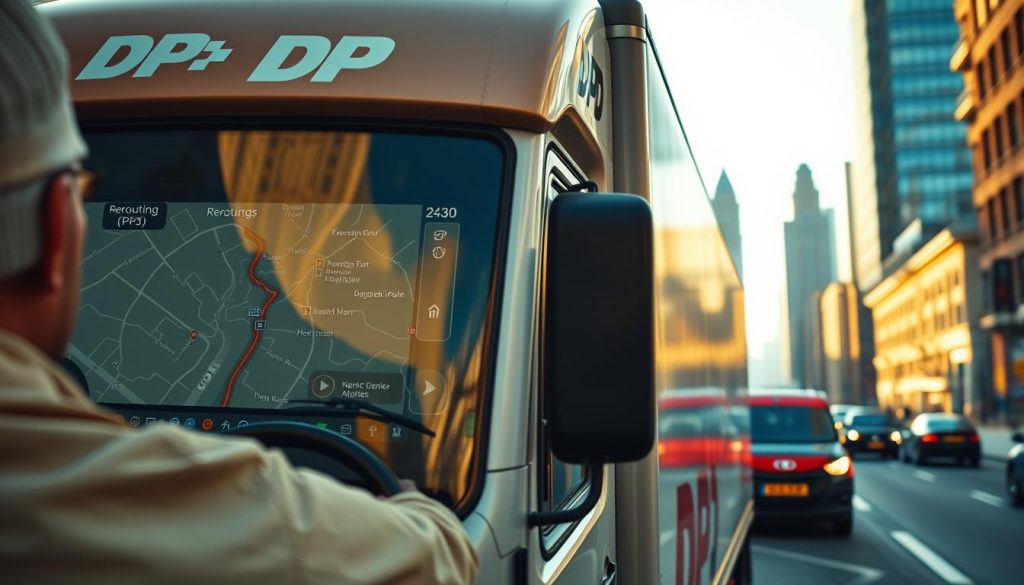 DPD Delivery Truck Rerouting Options