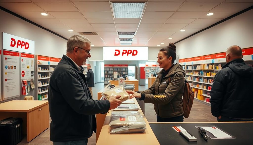 DPD Parcel Shipping Process Drop-Off