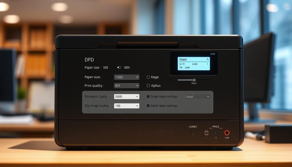 DPD Thermal Printer Settings Configuration