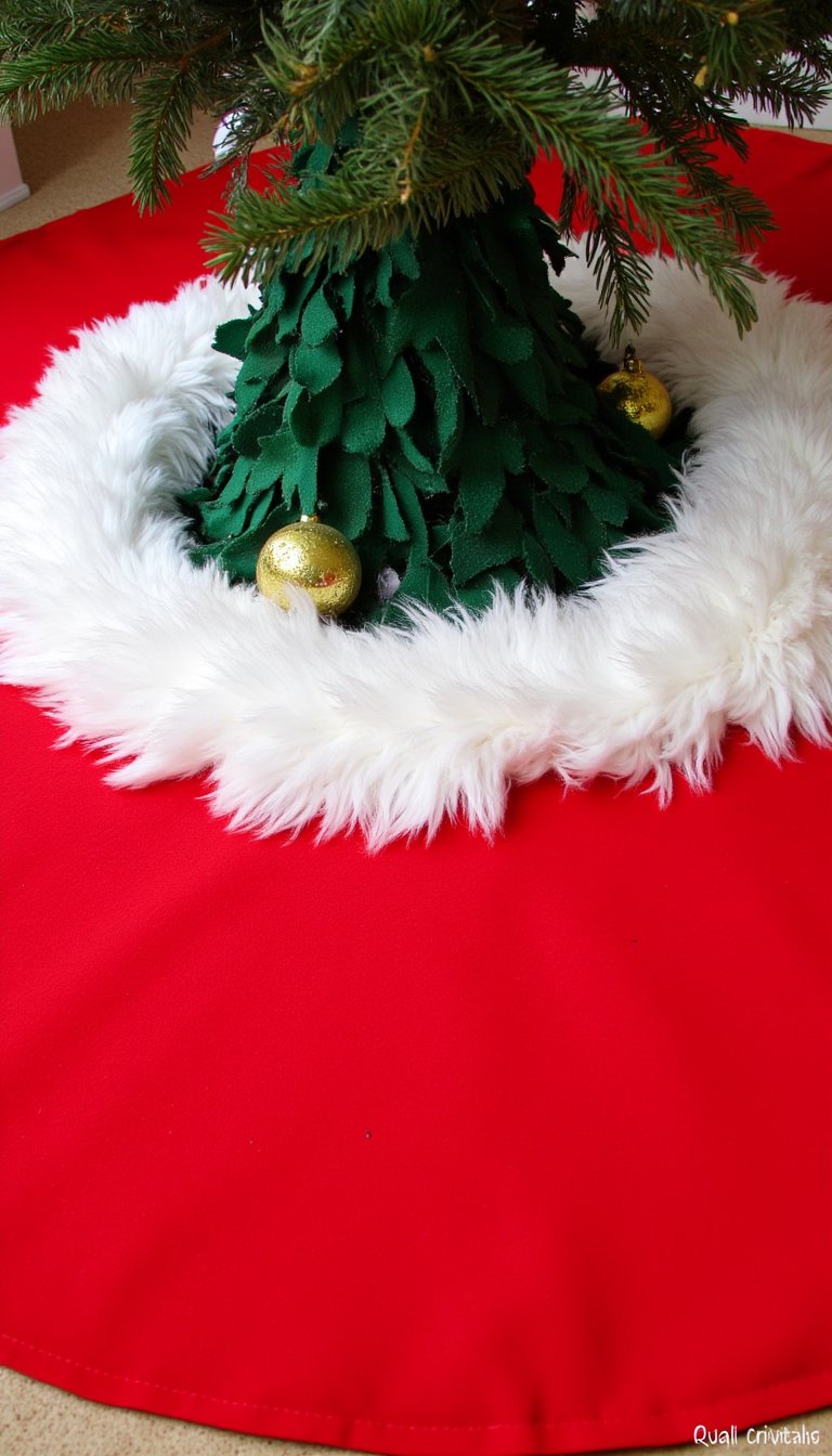 5. The DIY Grinch-Mas Tree Skirt