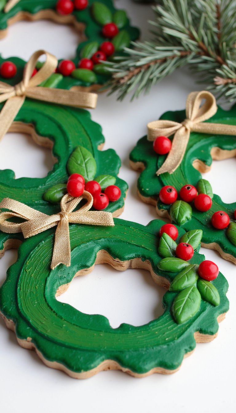 4. Puzzle Piece Wreaths