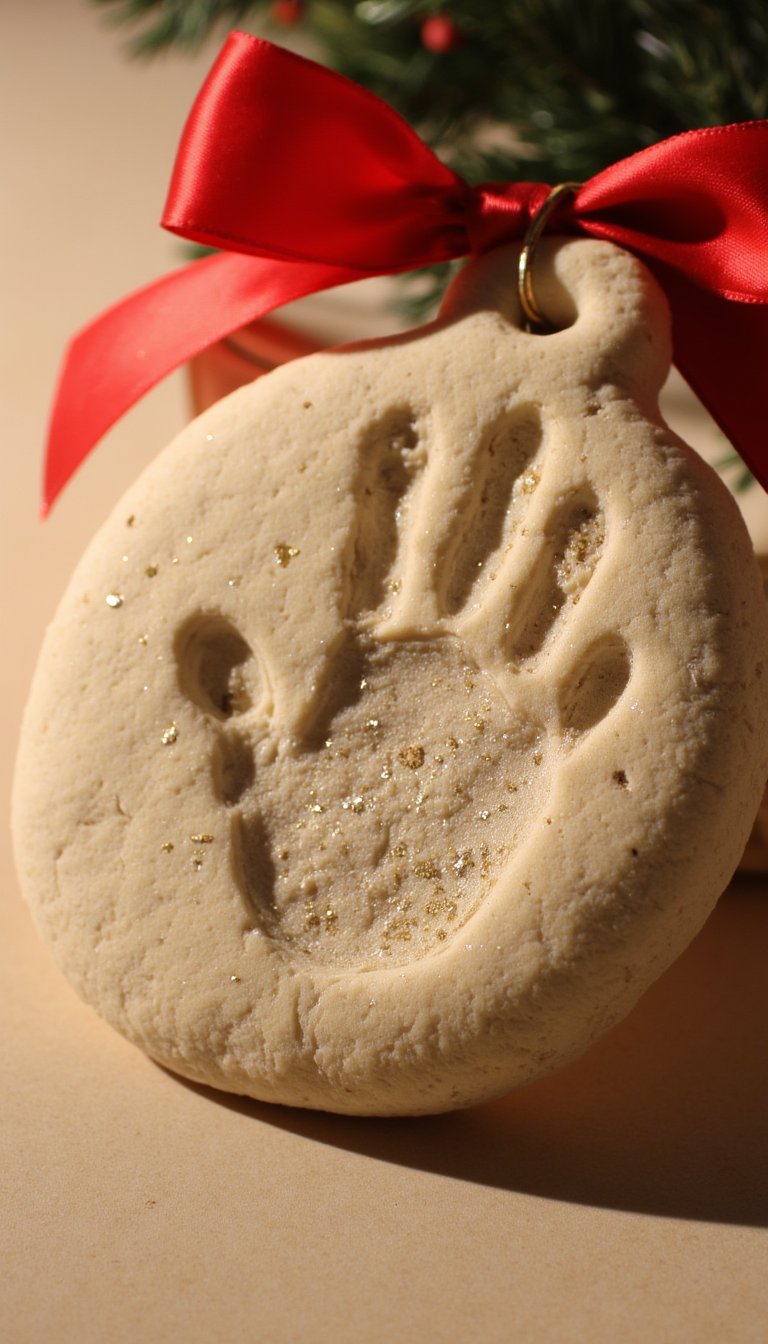 2. Salt Dough Handprint Ornament