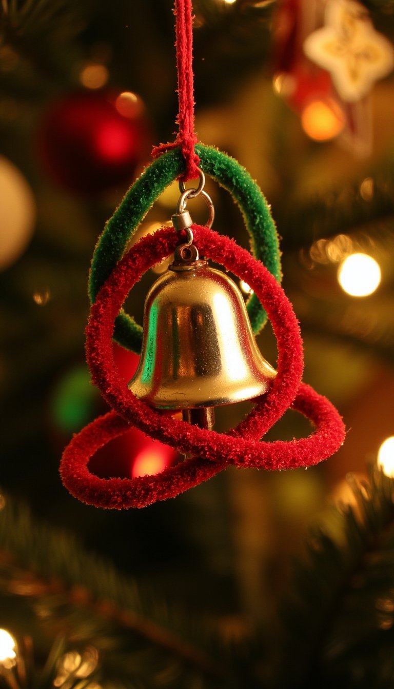 7. "God Loved the World" Jingle Bell Ornament