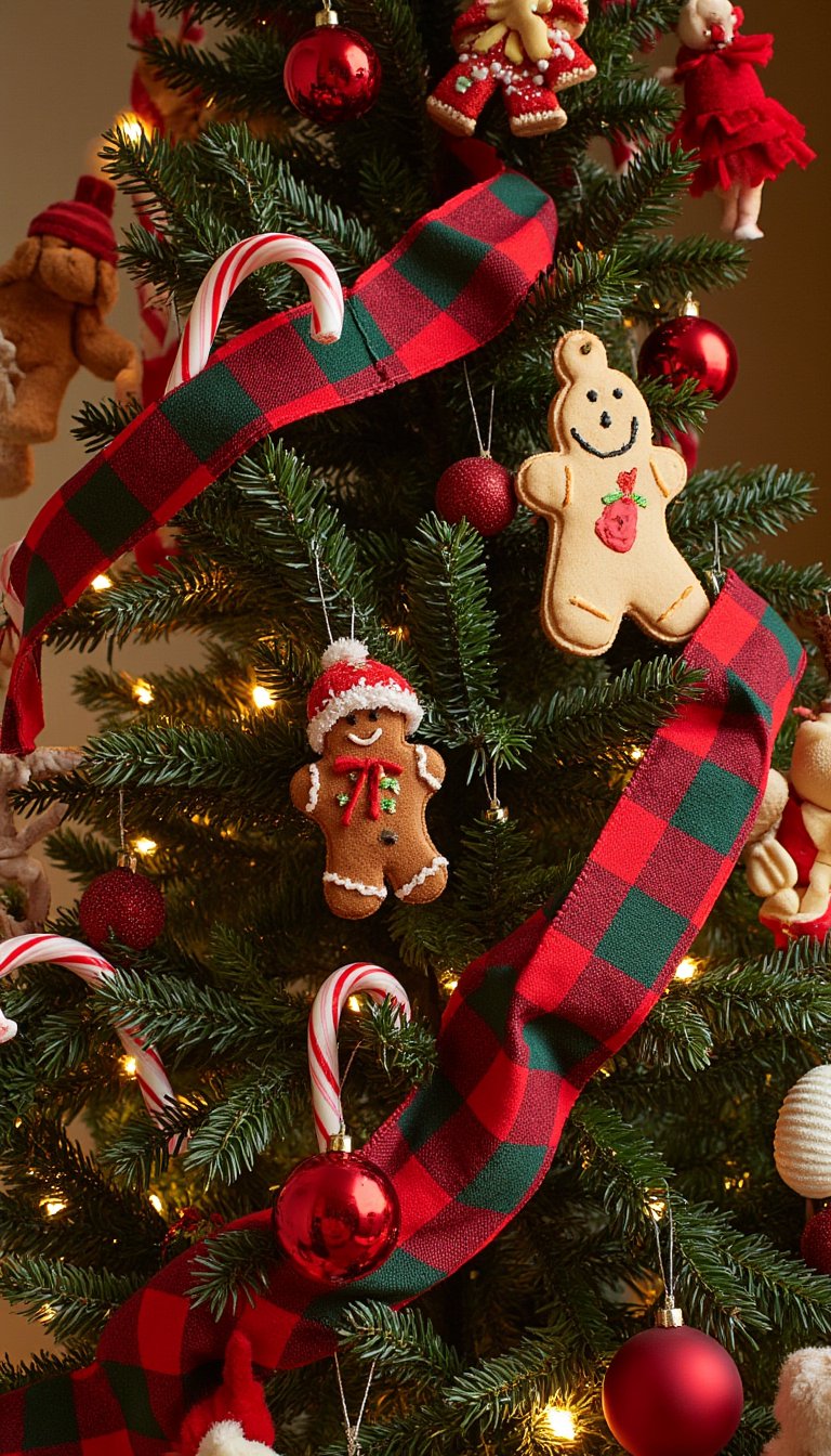 18. The Kid-Friendly Fun Plaid Tree