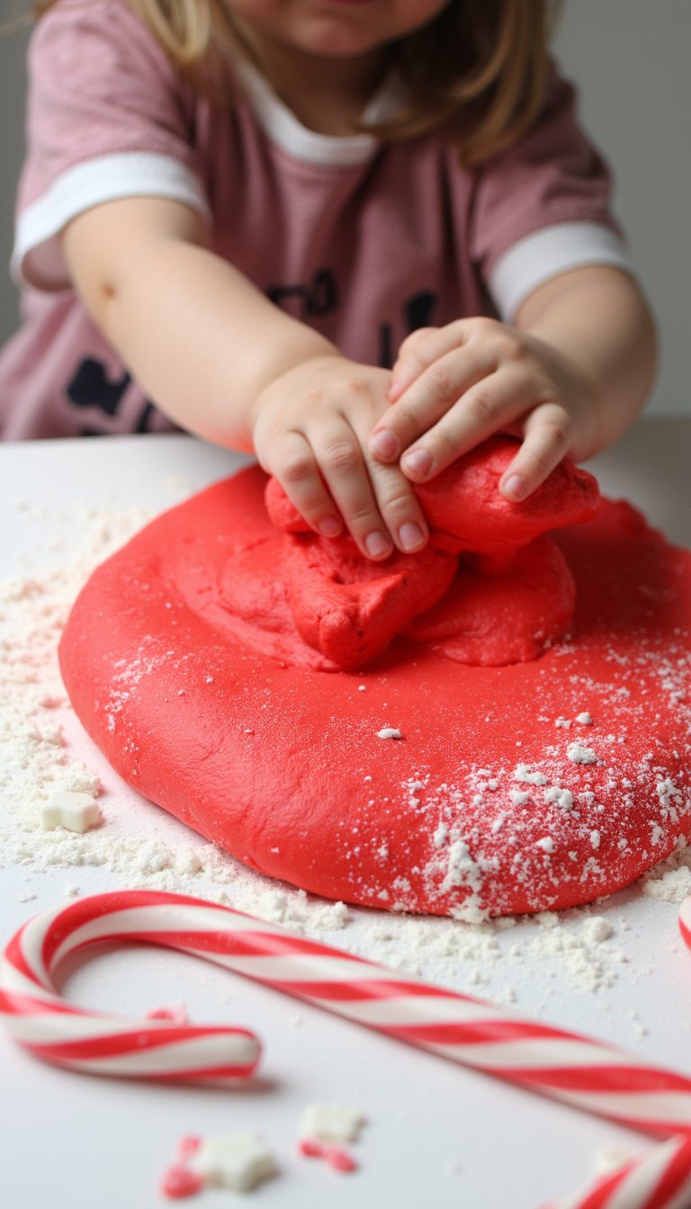 3. Edible Peppermint Playdough