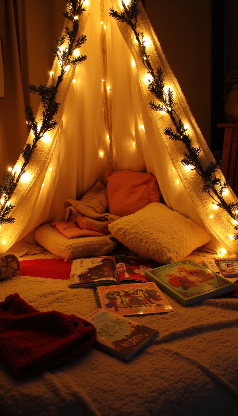 8. Christmas Story Time Fort