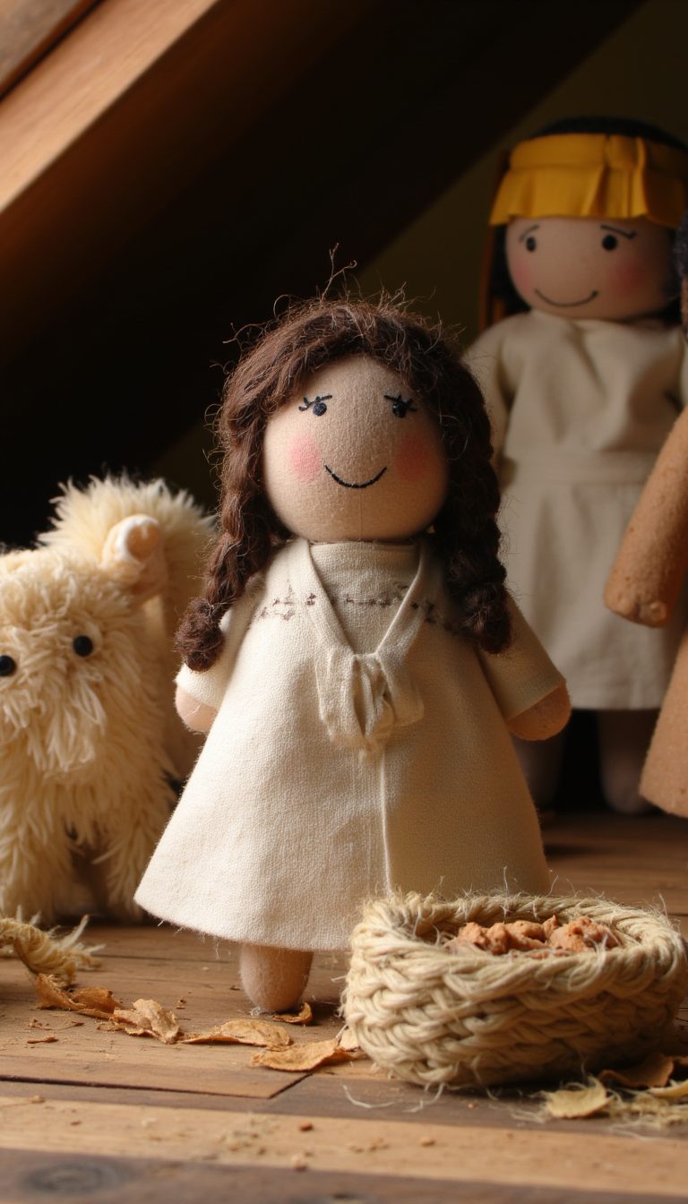 1. Manger Scene Clothespin Dolls