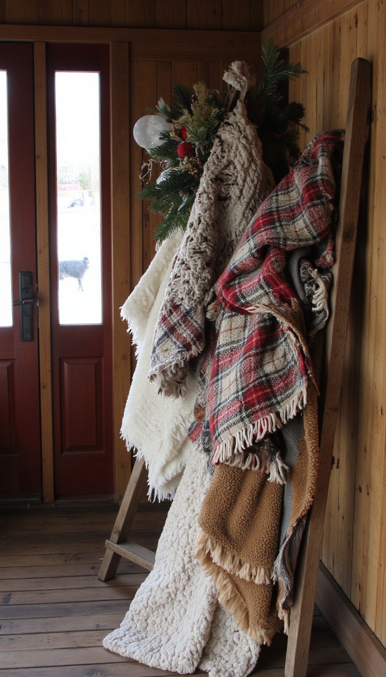 4. The Cozy Blanket Ladder