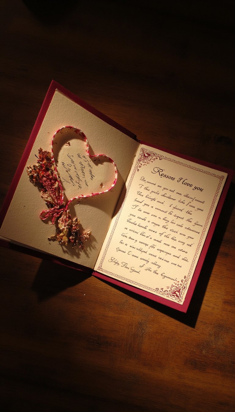 9. "Reasons I Love You" Mini Booklet