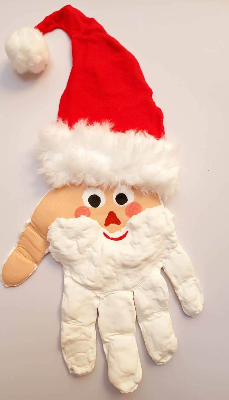 5. Santa Claus Handprint