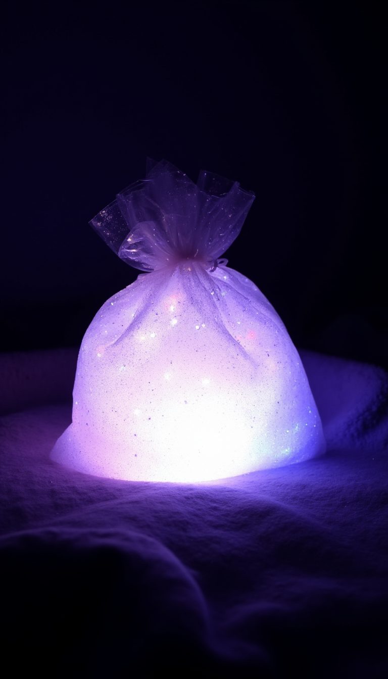 21. "Lights Out" Glowing Sensory Bag