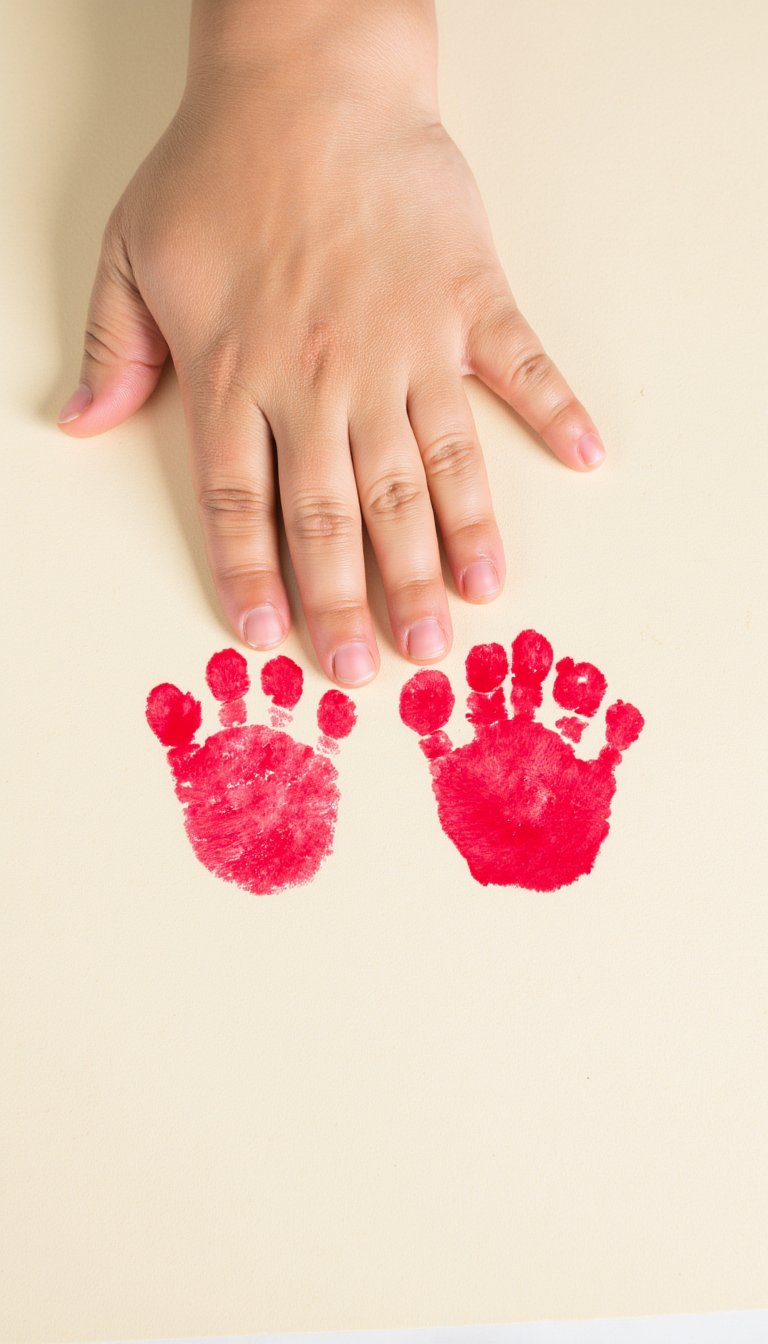 16. Fingerprint Heart Art