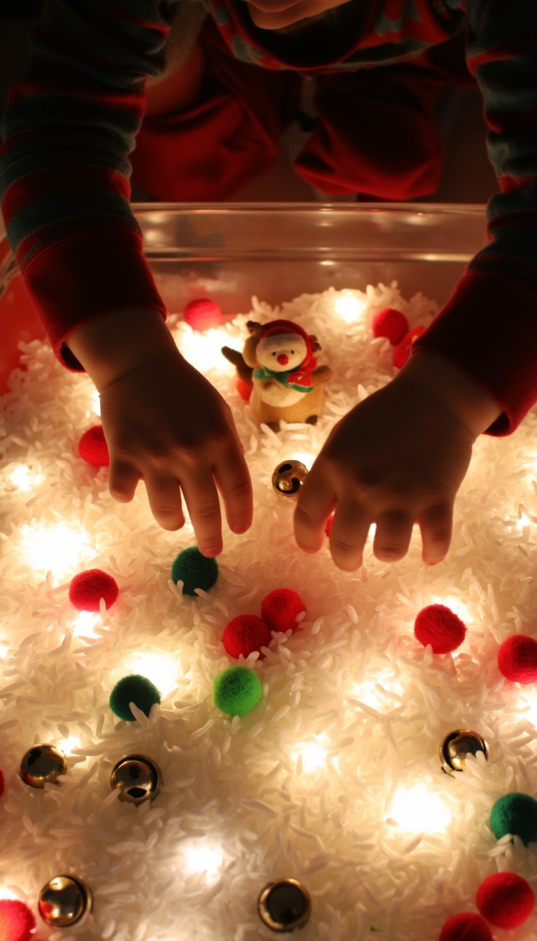 2. Santa's Sensory Bin