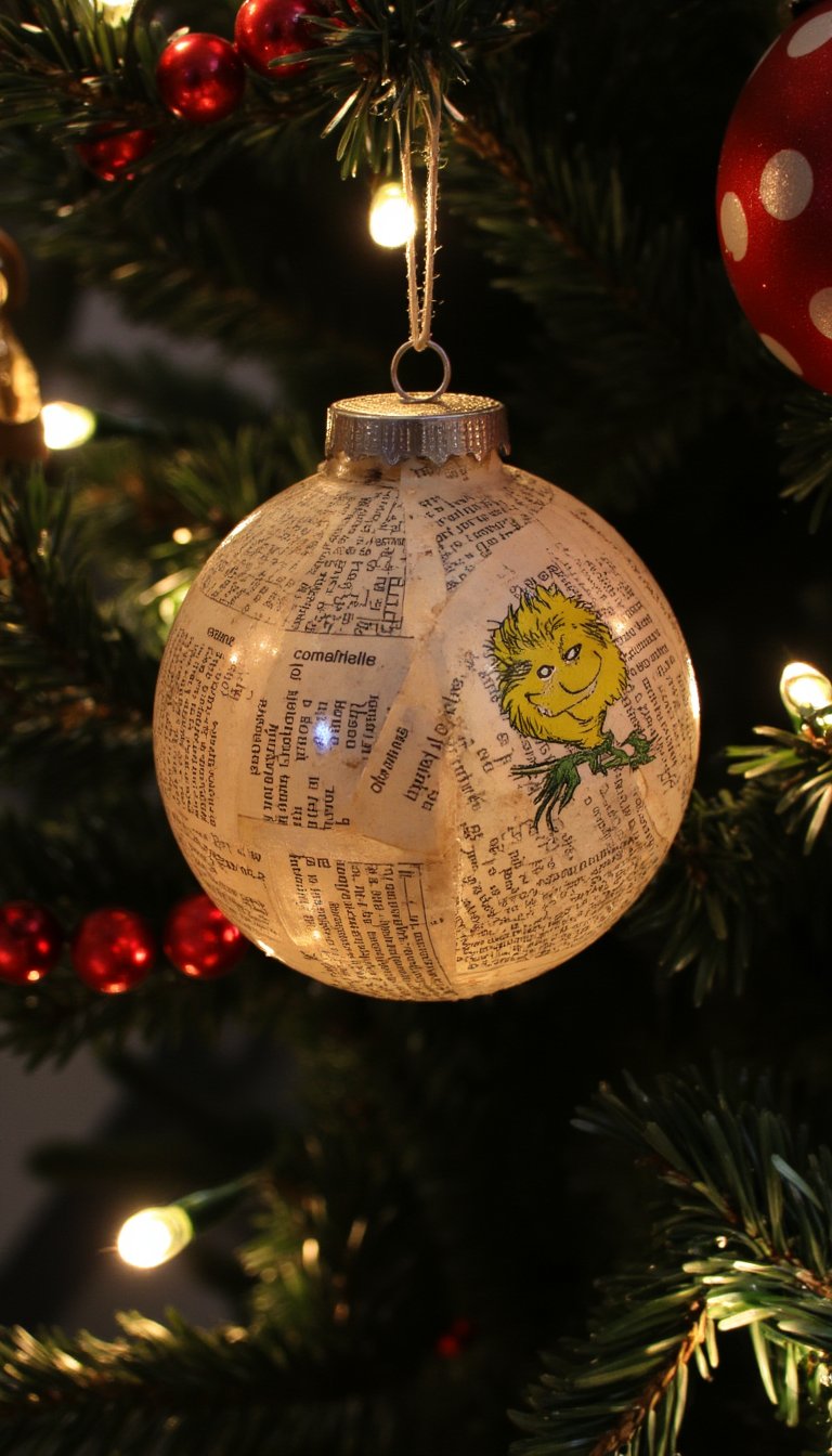 11. The Book Page & Vintage Illustration Tree