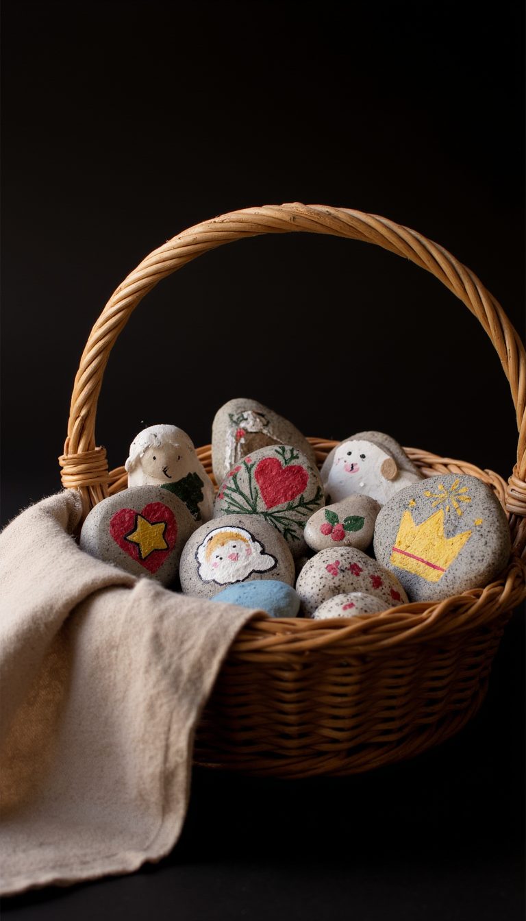 14. Christmas Story Stones