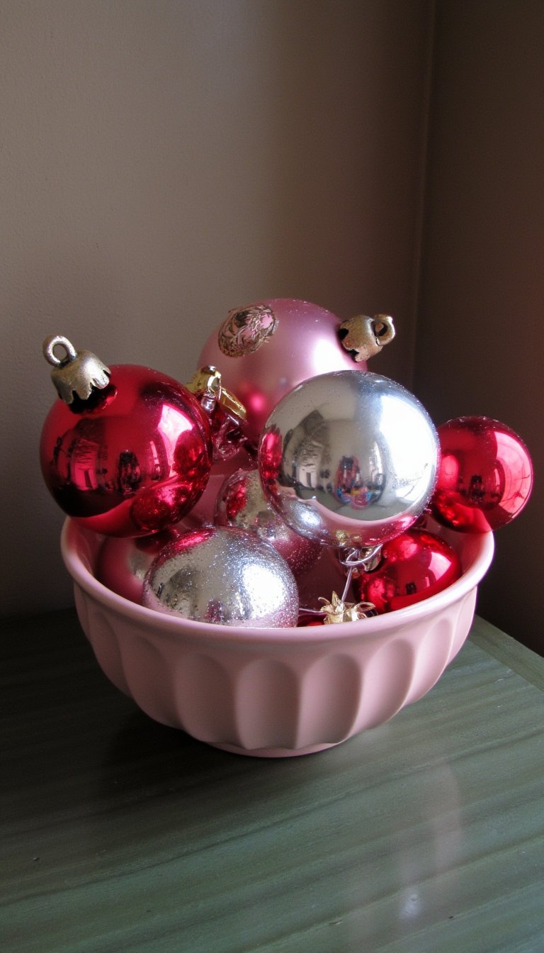21. Shiny Brite & Glass Ornaments