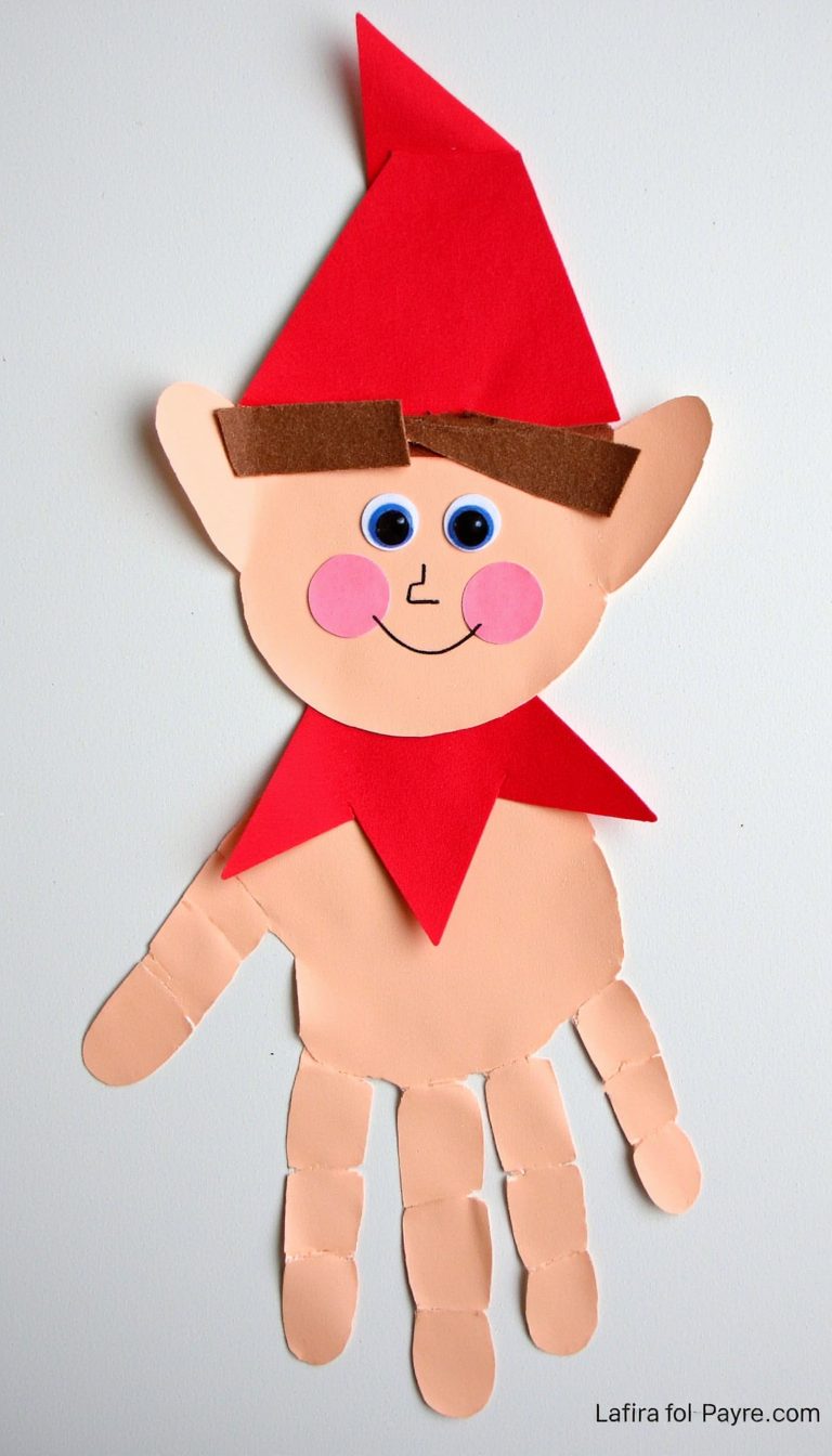 13. Elf on the Shelf Handprint